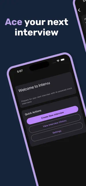 Intervu: Job Interview Prep screenshot 1