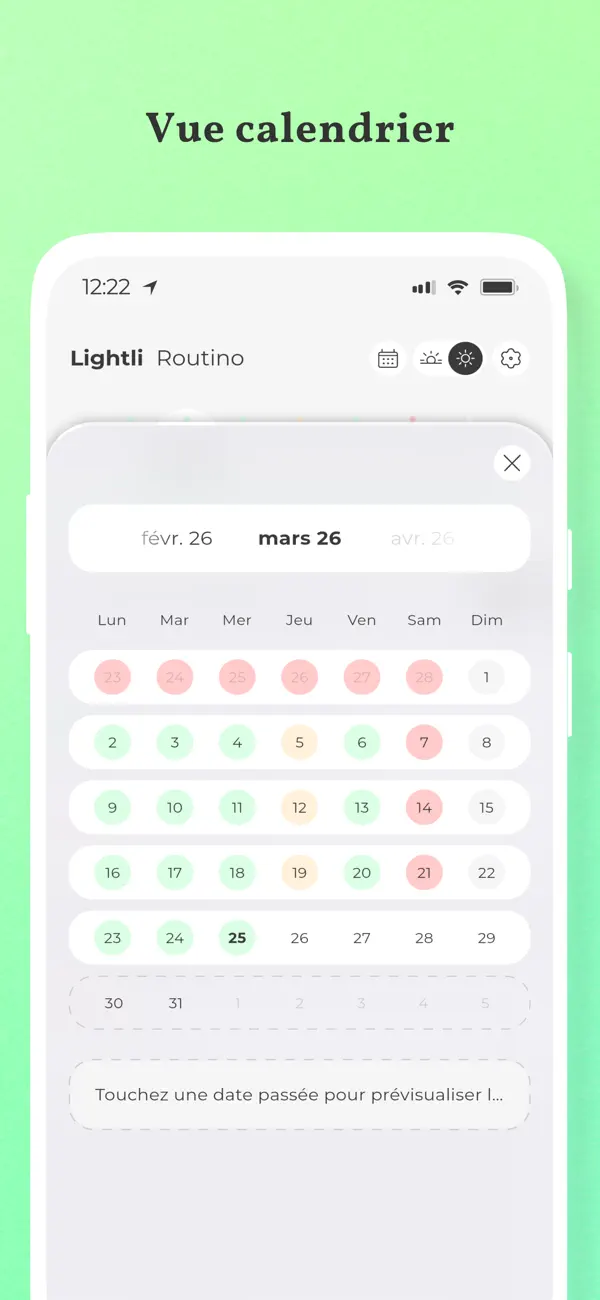 Screenshot #3 pour Routino : routines d'habitudes