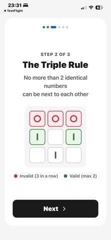 Takuzu Binary - Puzzle Clash! iPhone screenshot