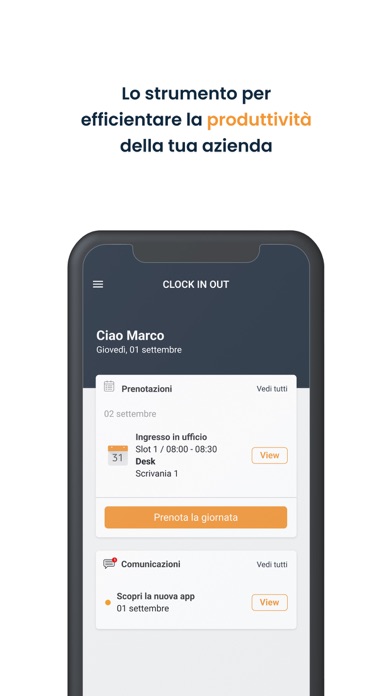 Screenshot #1 pour CLOCK IN OUT