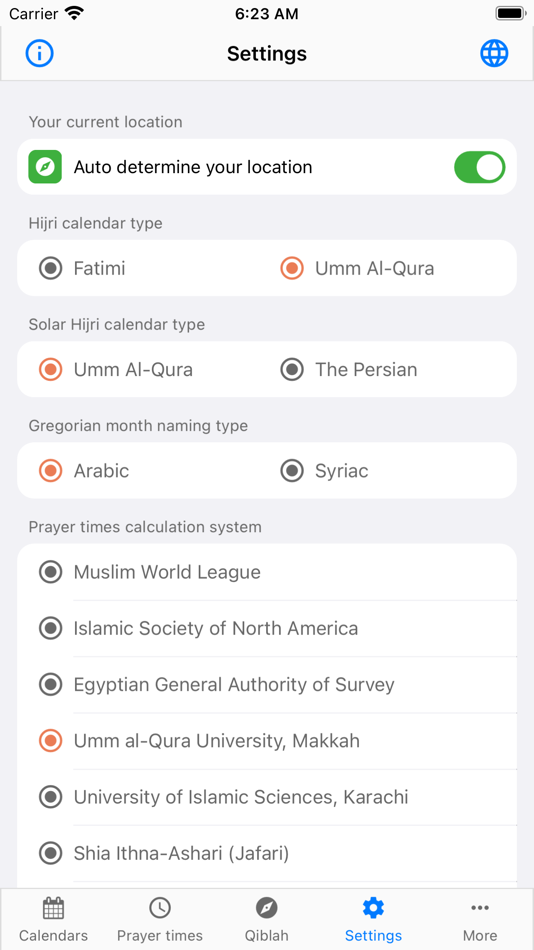 #9. AlShamel Calendar (iOS) 由: Modern Digitals LLC