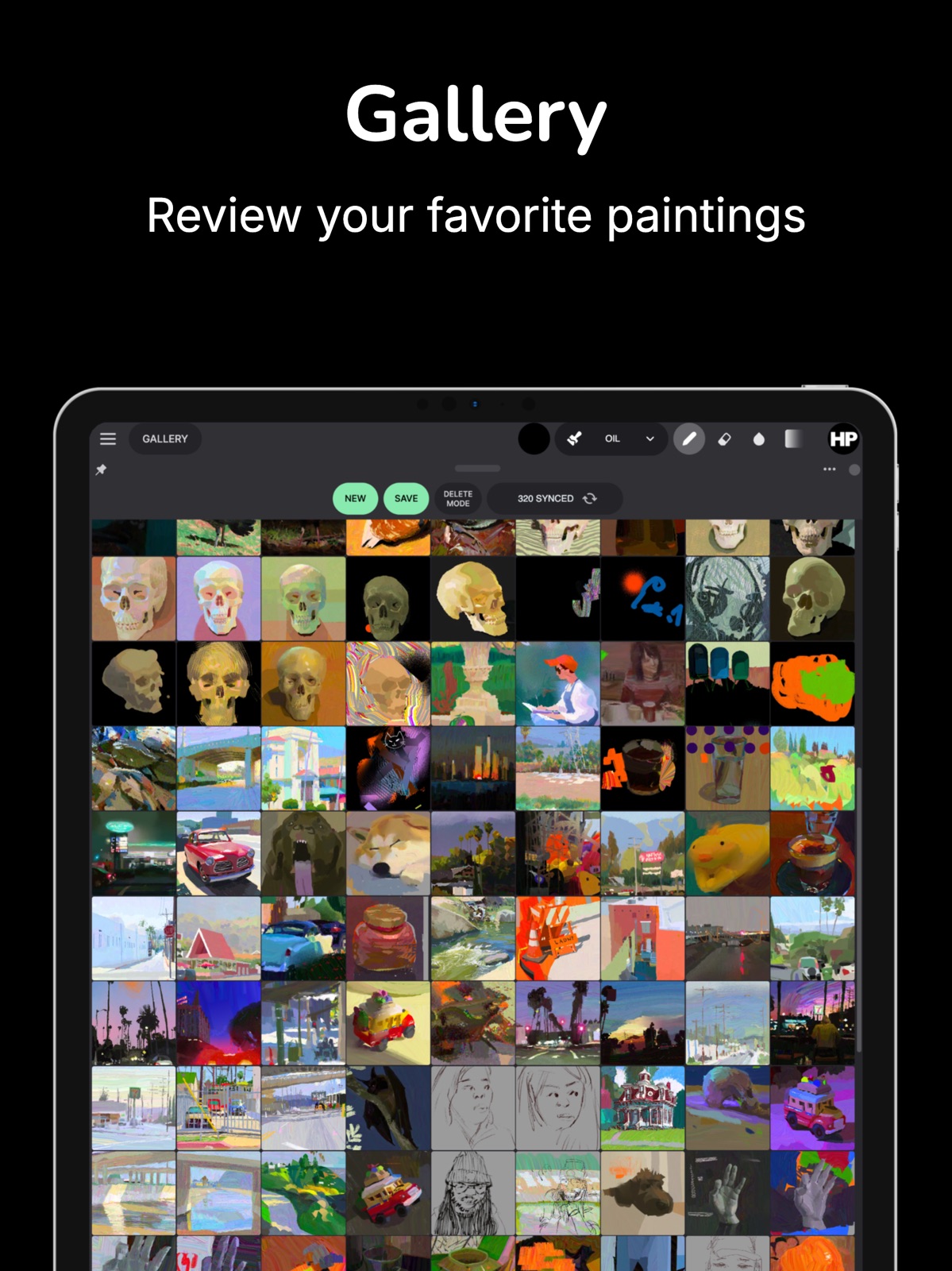 HEAVYPAINT ipad screenshot 2