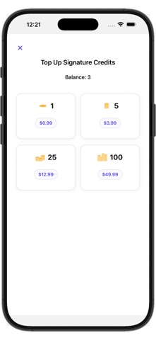OpenSig iPhone screenshot