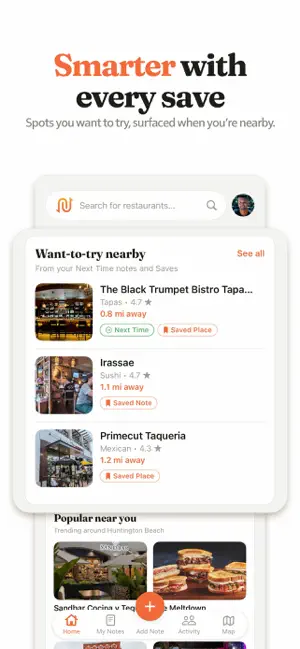 Next Time: Notes for Foodies screenshot 4