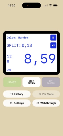 ShotTimer Pro - Shooting Timer Screenshot 1 of 5
