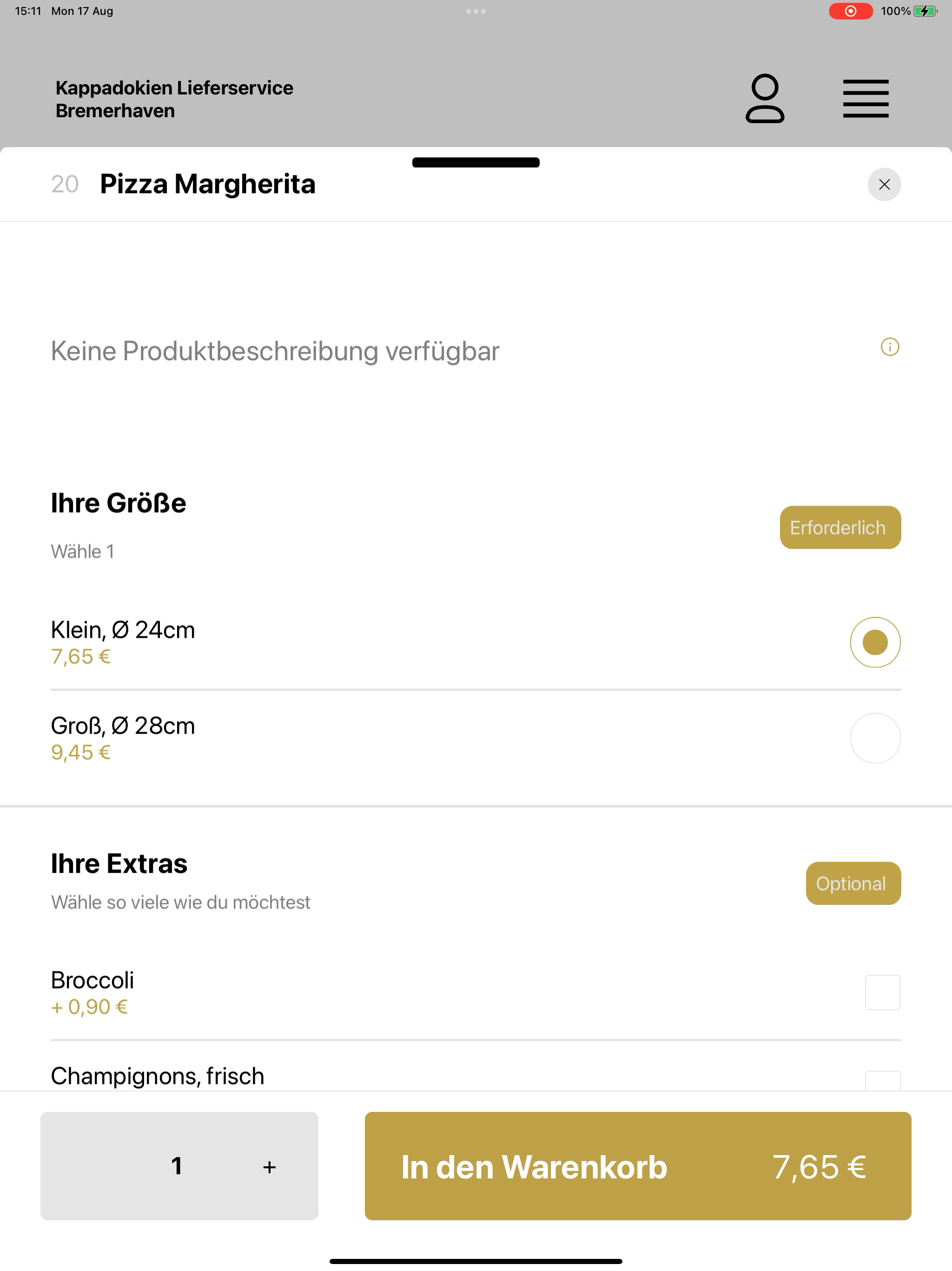 Kappadokien Lieferservice screenshot 16