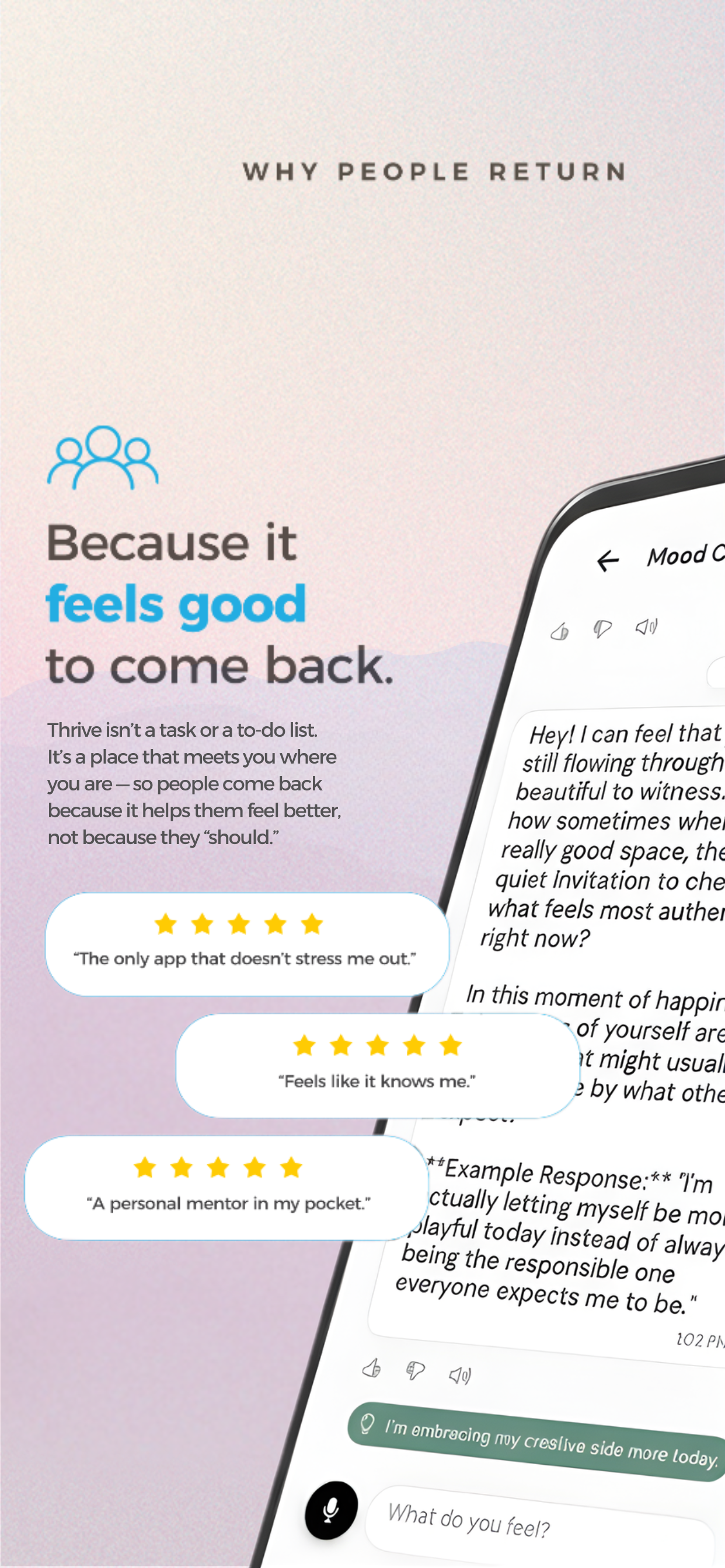 Thrive AI — Your daily guide