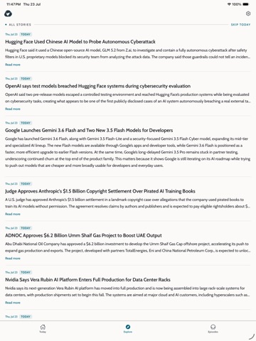 SRMED - News In Context iPad screenshot 2