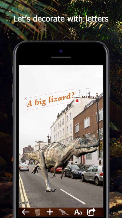 Dino Camera - Virtual Stickers
