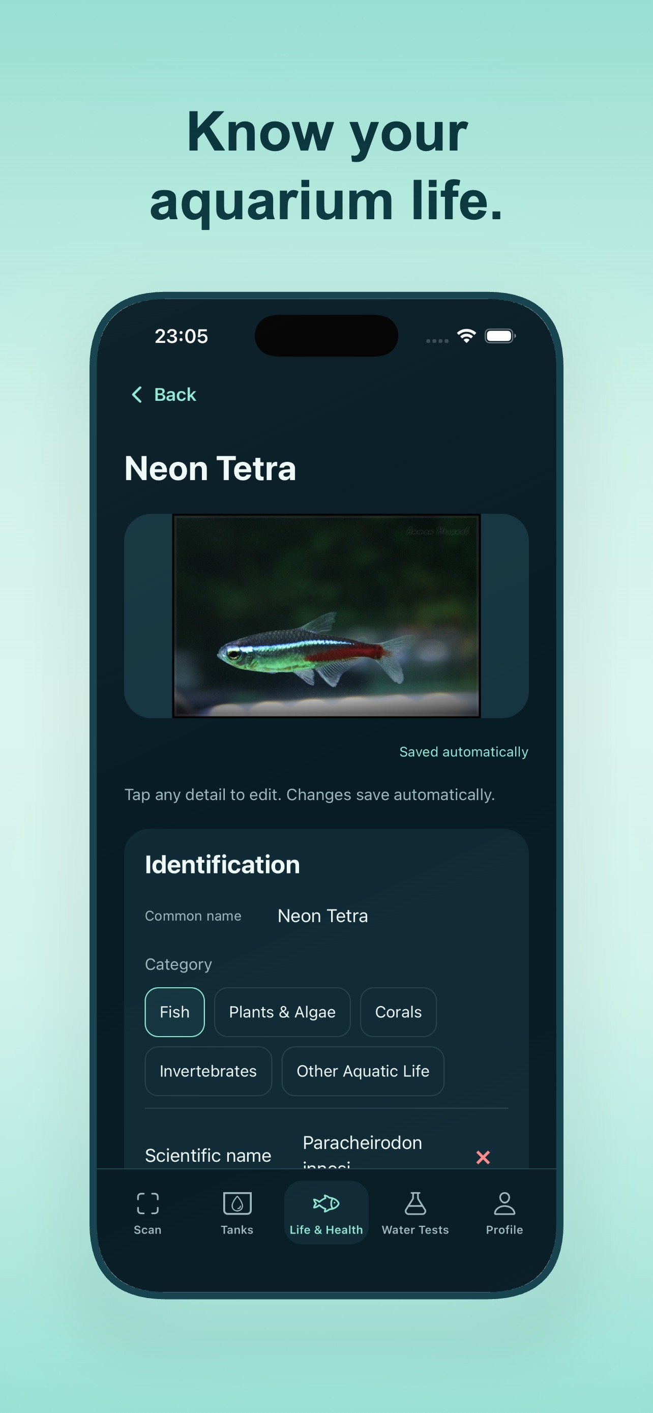 Screenshot 3 of Aqua AI: Aquarium Tracker