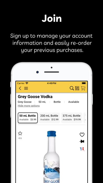 bee wines & liquors iPhone screenshot 4 - Shopping app