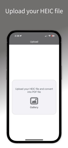 HEIC To PDF App screenshot
