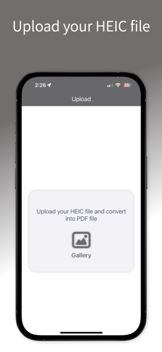 HEIC To PDF App Screenshot 2 of 5