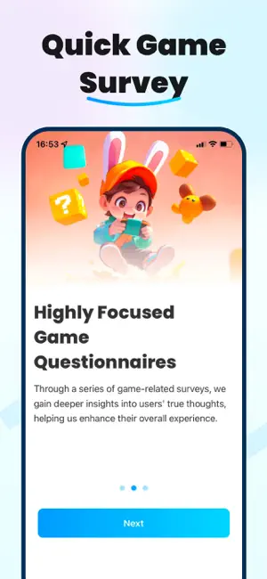 Gave Survey - Play & Feedback iPhone screenshot 3