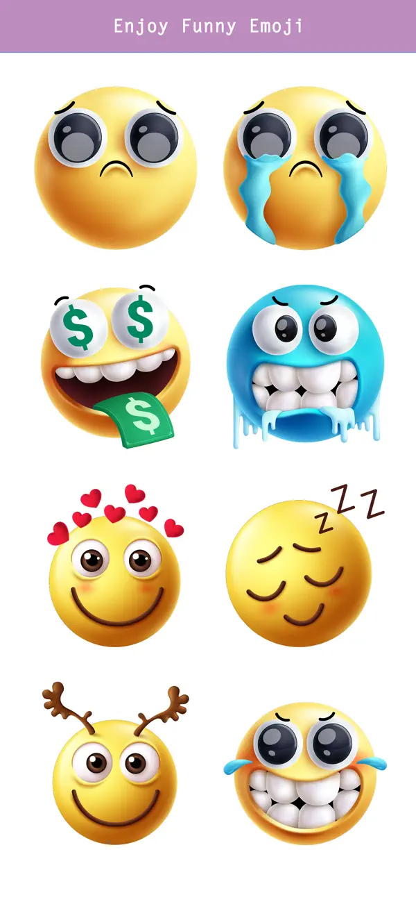 Screenshot #3 pour 200+ 3D Emoji Stickers Set
