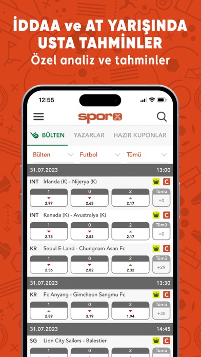 Sporx - Spor Haber, Canlı Skor Screenshot