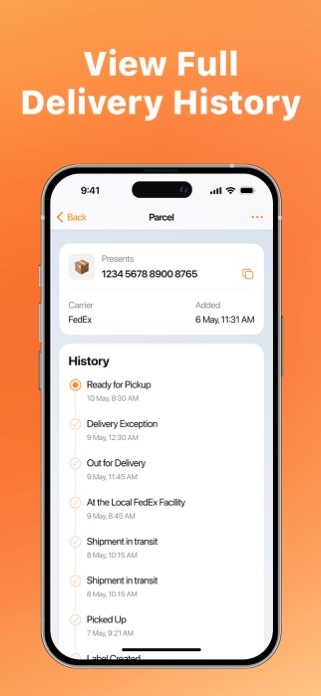 Tracko: Package Tracking App Screenshot 6 of 6