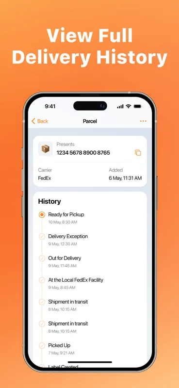 Package Tracker – Tracko app screenshot 6 of 6