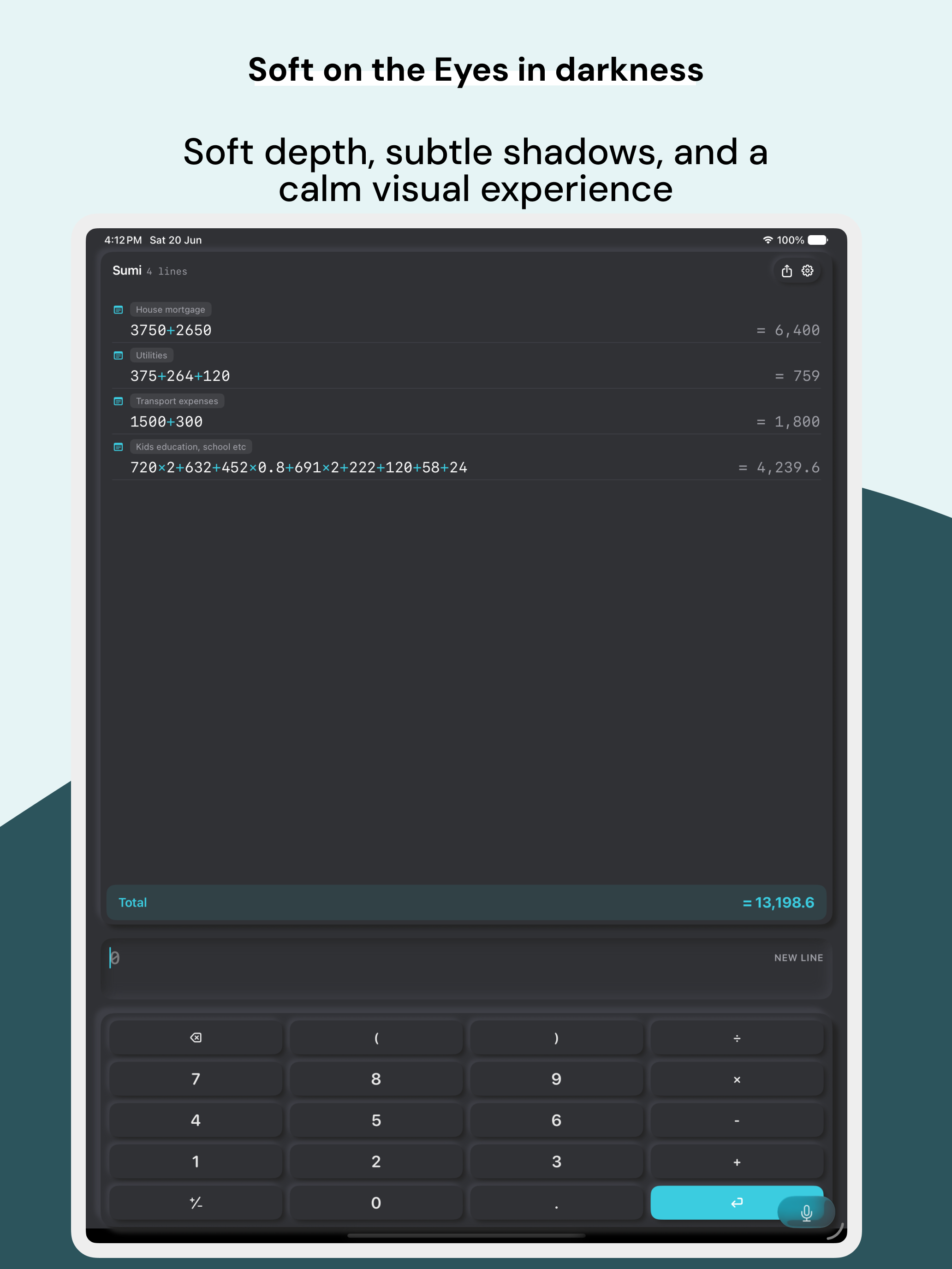 Sumi: Tape Calculator