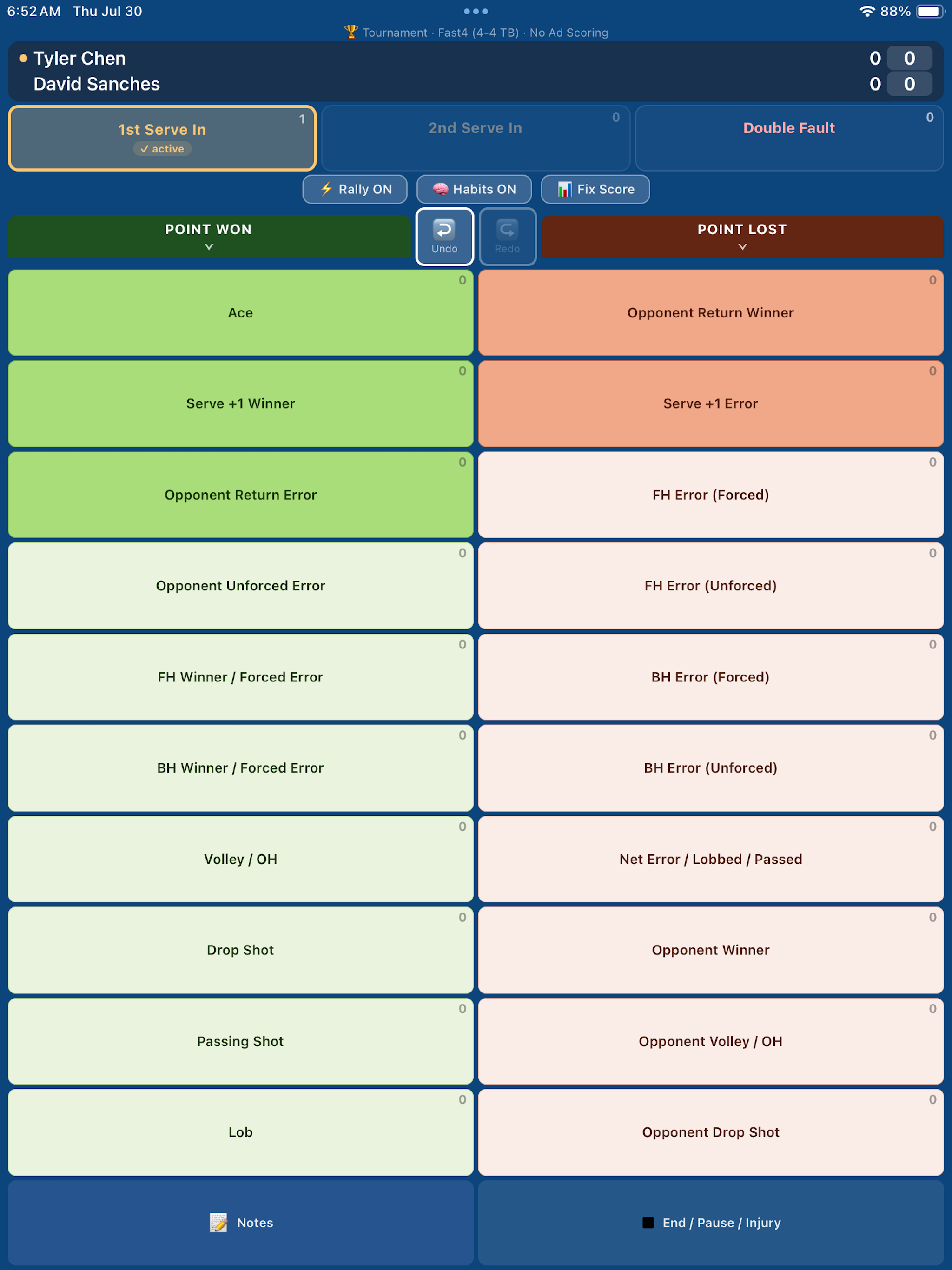 CourtSide Stats | Tennis ™ screenshot 13