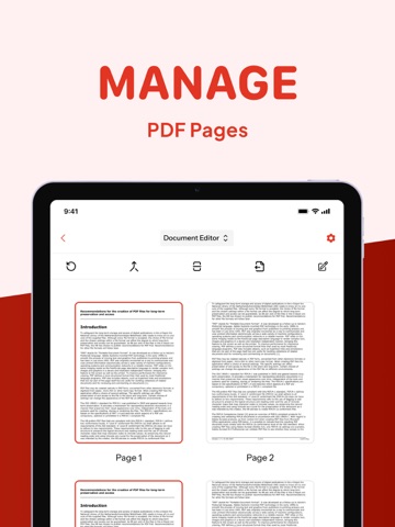 PDF Editor App | Edit Document iPad screenshot