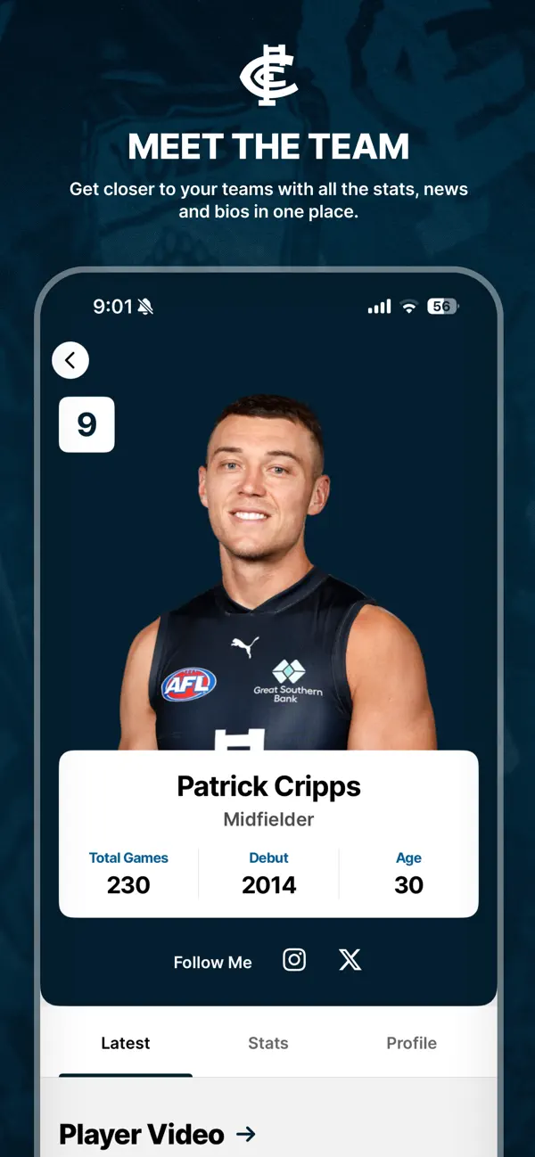 Screenshot #3 pour Carlton Official App