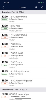 Newcastle University Sport App screenshot 2
