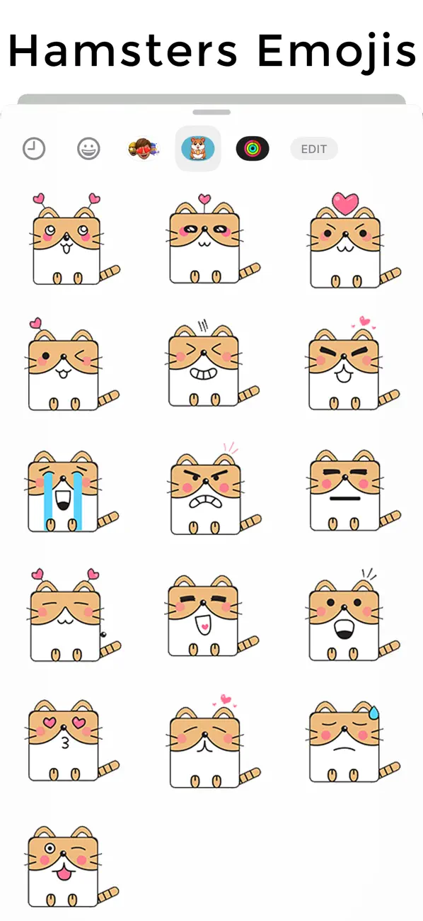 Screenshot #3 pour Cute Little Hamster Stickers
