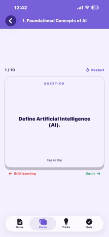 CBSE AI 10 iPhone screenshot