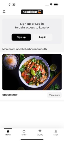 Noodlebar UK iPhone screenshot