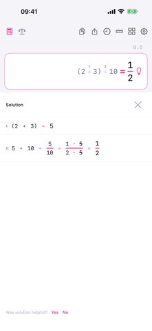 Fraction Calculator & Solver Screenshot 2 of 8