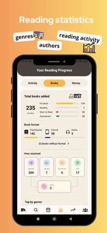 Month Read - book tracker, TBR Screenshot 3 of 5