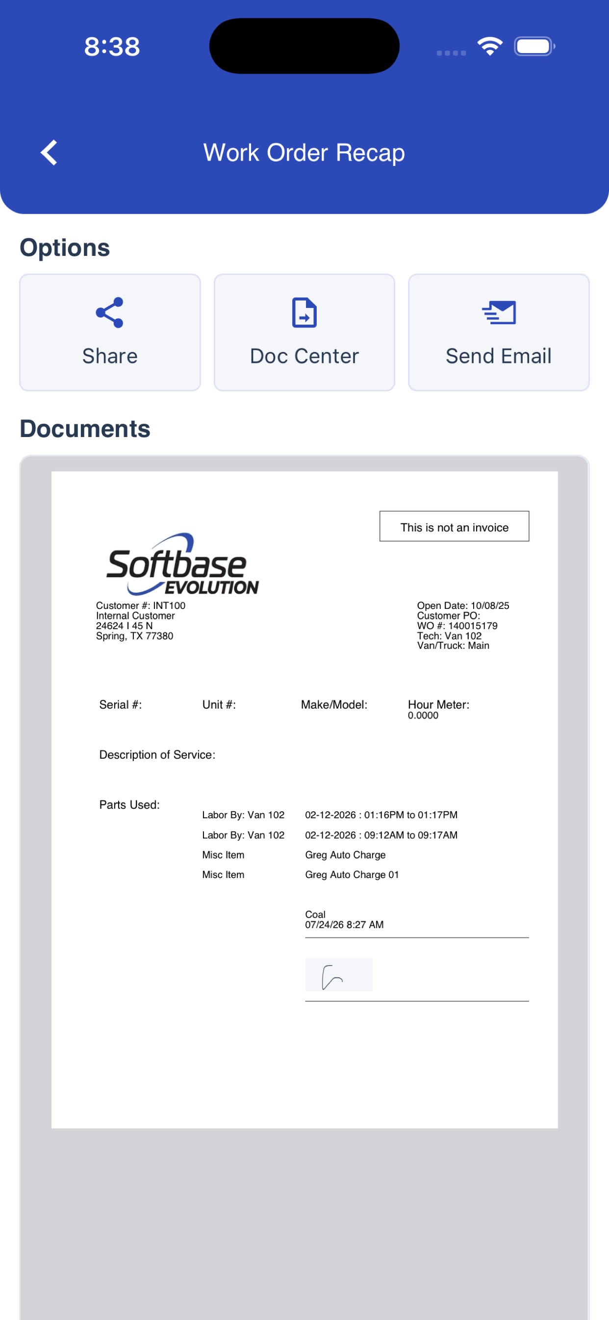 Screenshot 1 of Softbase Evolution Mobile