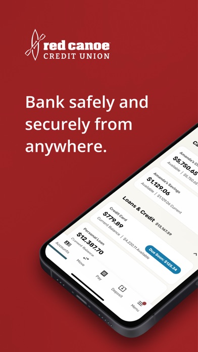 Red Canoe Credit Union Screenshot