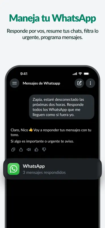 Zapia AI - Asistente Personal screenshot 2 of 8