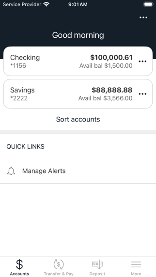 Bank of Kaukauna iPhone screenshot 2 - Finance app