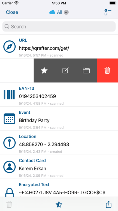 Qrafter: QR Code Reader Screenshot