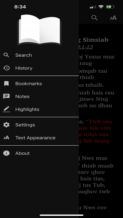 Hmong Bible Screenshot