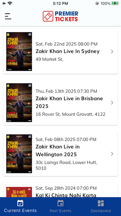 Premier Tickets Promoter Screenshot