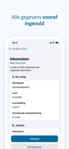 Aangifte Inkomstenbelasting Screenshot 3 of 7