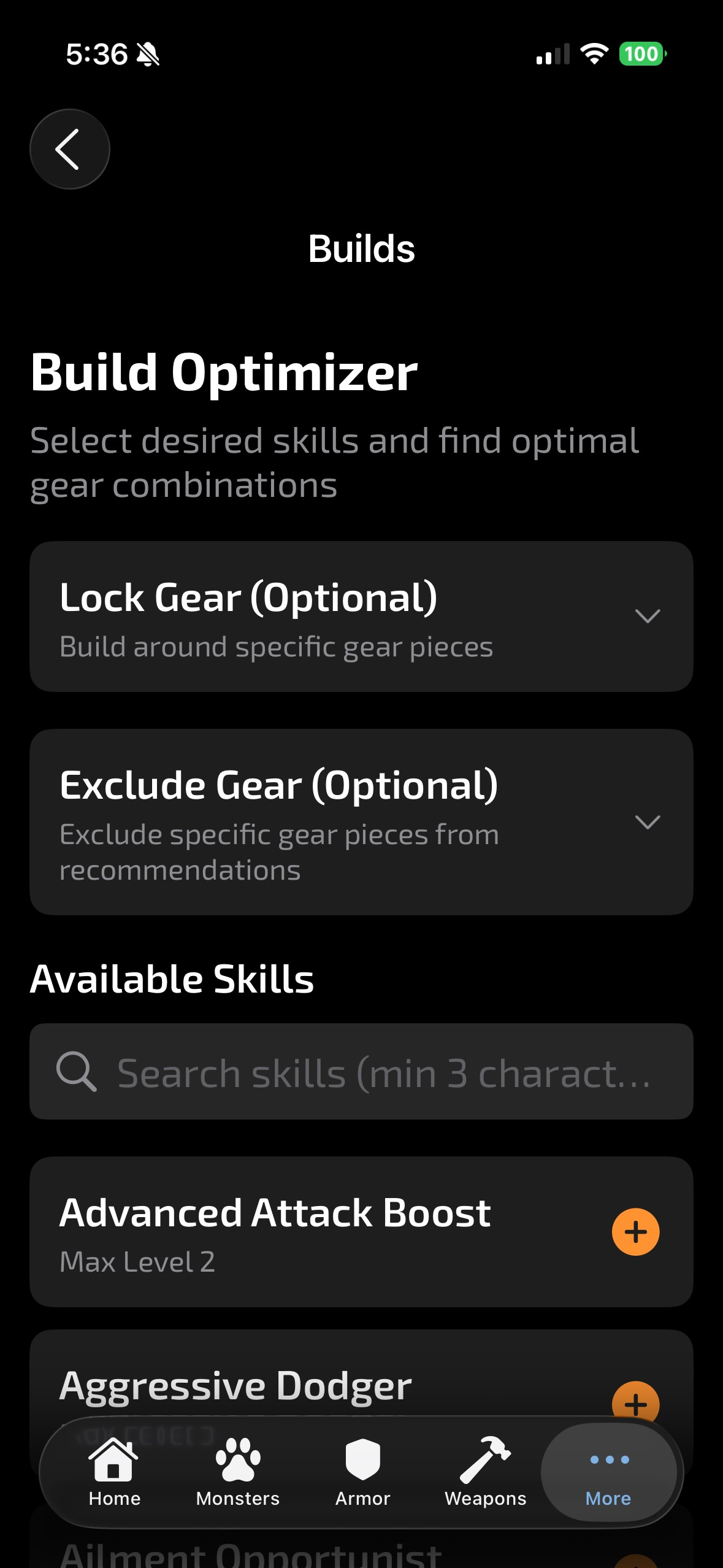 MHNStats screenshot 6