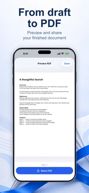 Docs: Write & Export PDF screenshot 4