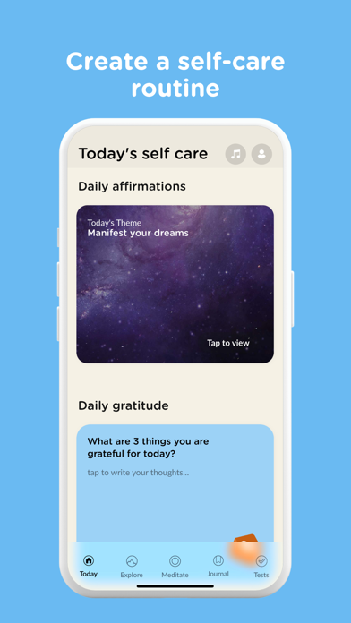 Evolve: AI Self-Care Coach Screenshot