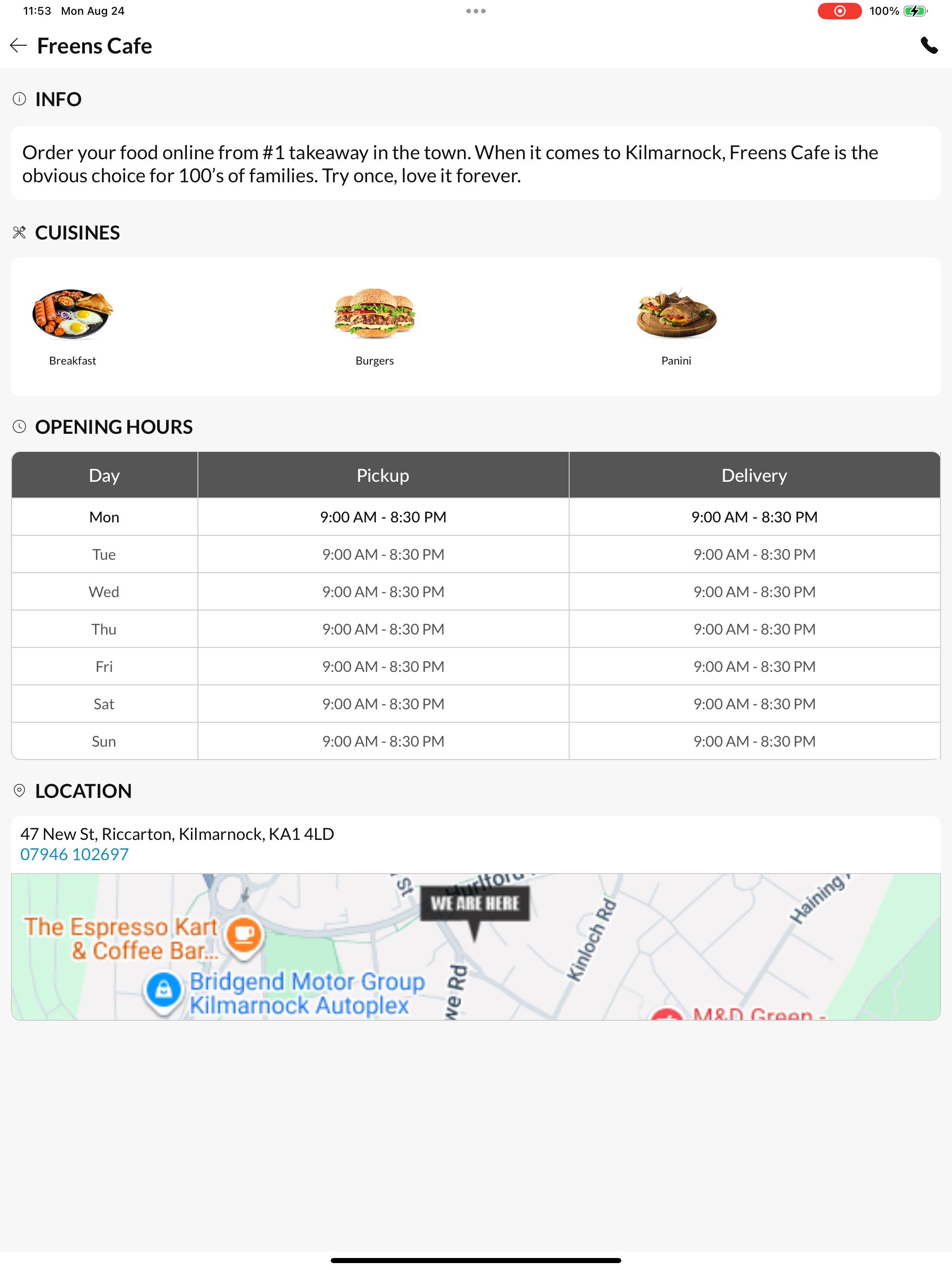 Freens Cafe screenshot 9