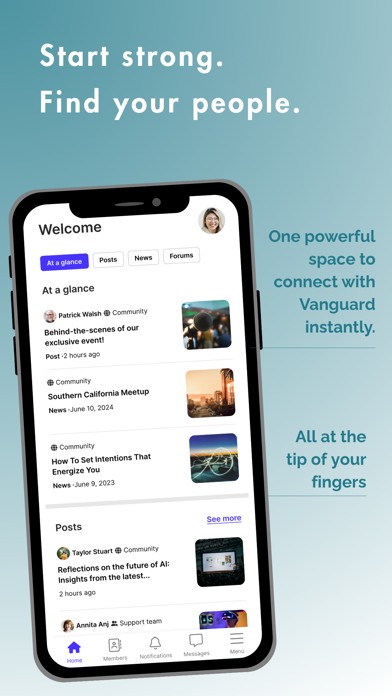 CTL Vanguard iPhone screenshot 2 - Social Networking app
