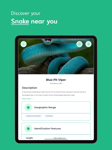 Snake Identifier - SI iPad screenshot