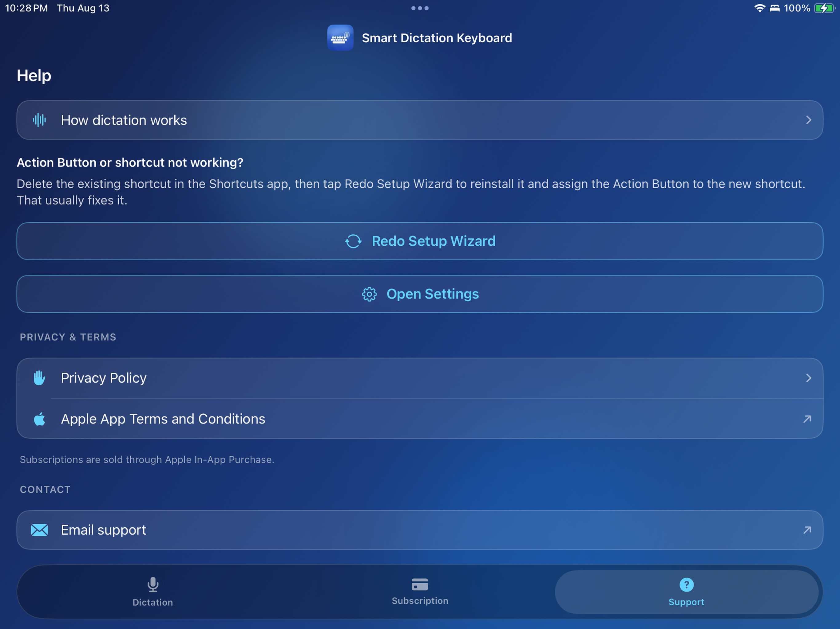 Smart Dictation Keyboard screenshot 7