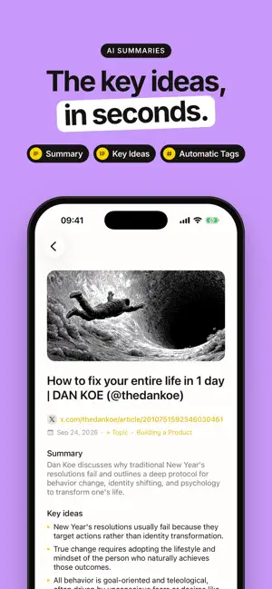Sted: Save & Summarize Links screenshot 2
