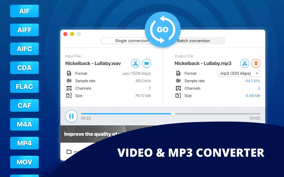 Screenshot 1 of MP3 Converter – Audio Convert 3.3.10
