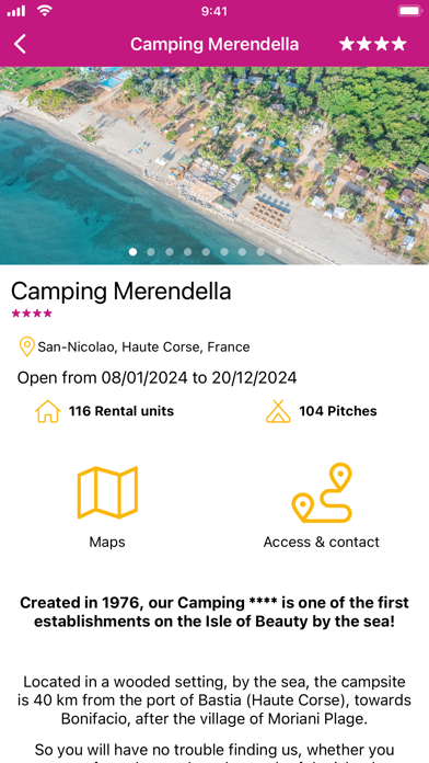 Corsica Camping Screenshot